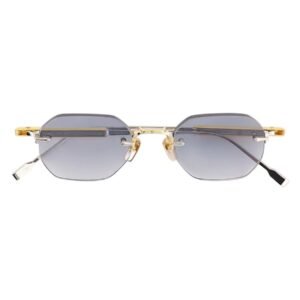 Terebellum II S703 Yellow Gold and Platinum Sunglasses